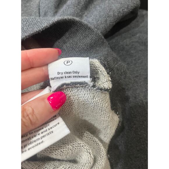 Hemant & Nandita Gray Embellished Jeweled Rhinestone Crew Sweatshirt Size S - Picture 9 of 10